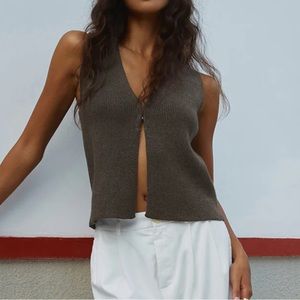 Sweater Tank Top